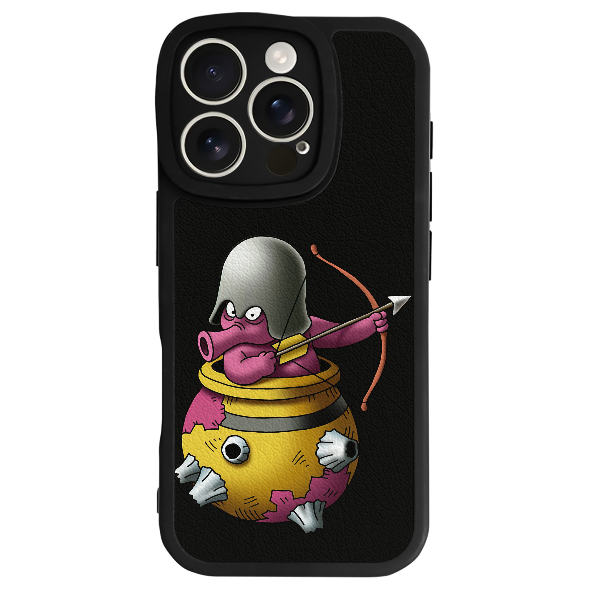 （画像用） ドラゴンクエスト Doragon Kuesuto Dragon Quest 【iPhone 16シリーズ対応】シリコンスマホケース（レザー調） 材質：シリコン